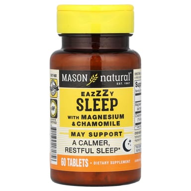 Магний Mason Natural Eazzzy Sleep with & Chamomile, 60 таблеток