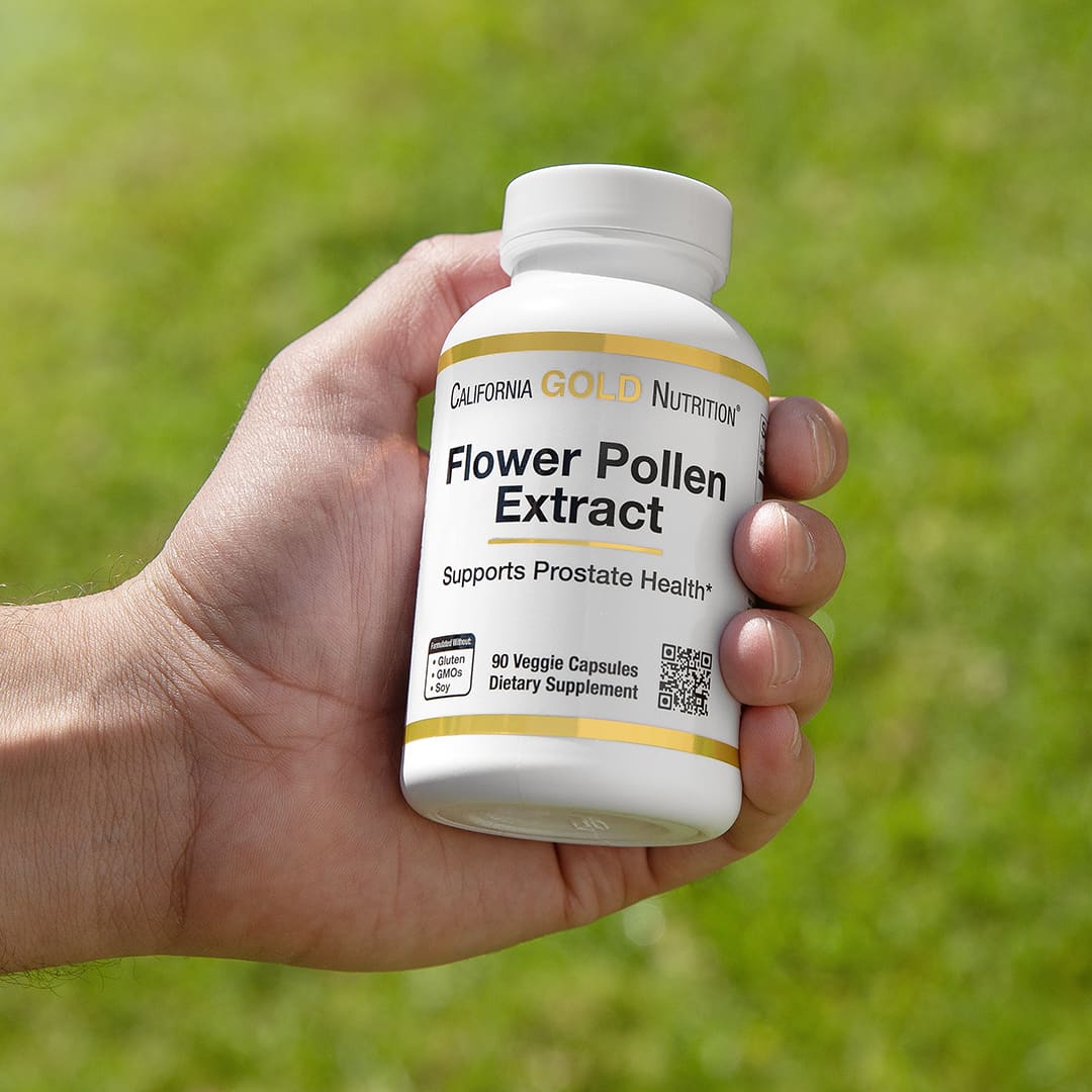 Экстракт цветочной пыльцы California Gold Nutrition, 90 вегетарианских капсул — фото 4