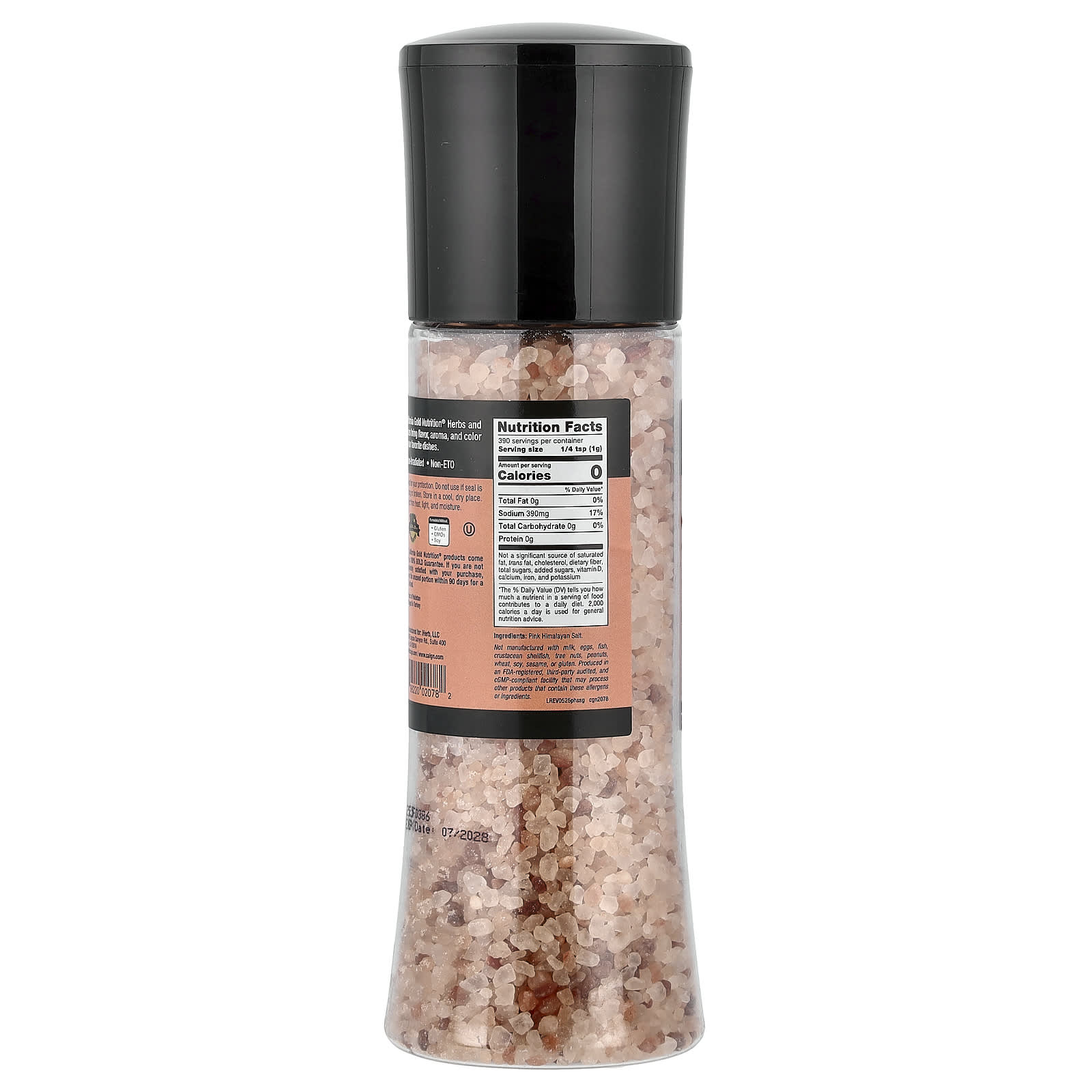 Соль для еды California Gold Nutrition, 13.76 oz (390 g) — фото 3