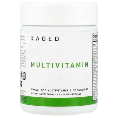 Мультивитамины Kaged, 60 растительных капсул