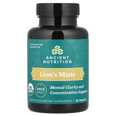 Ежовик гребенчатый Ancient Nutrition, 30 таблеток