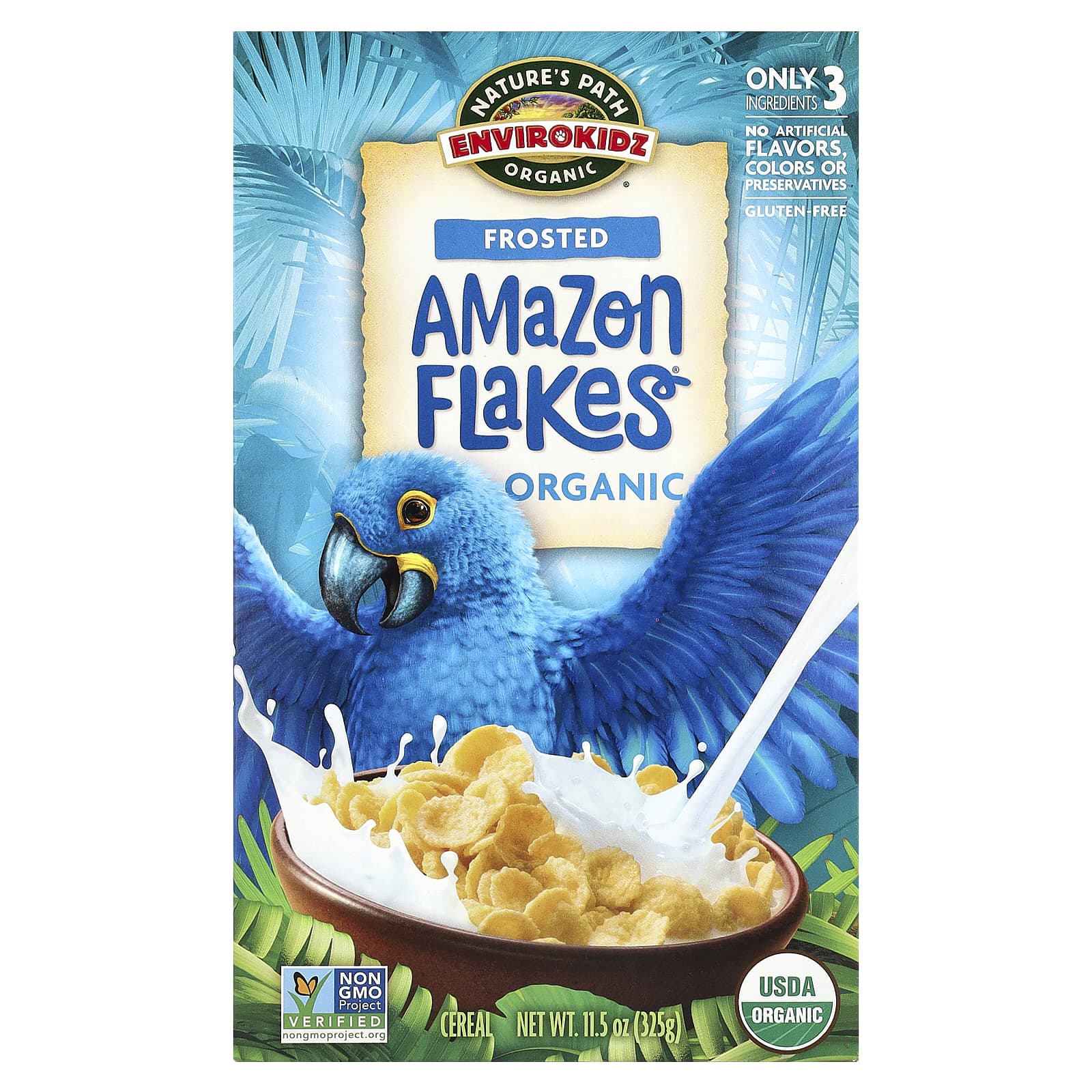 Хлопья Nature's Path EnviroKidz Organic Frosted Amazon Flakes®, 325 г