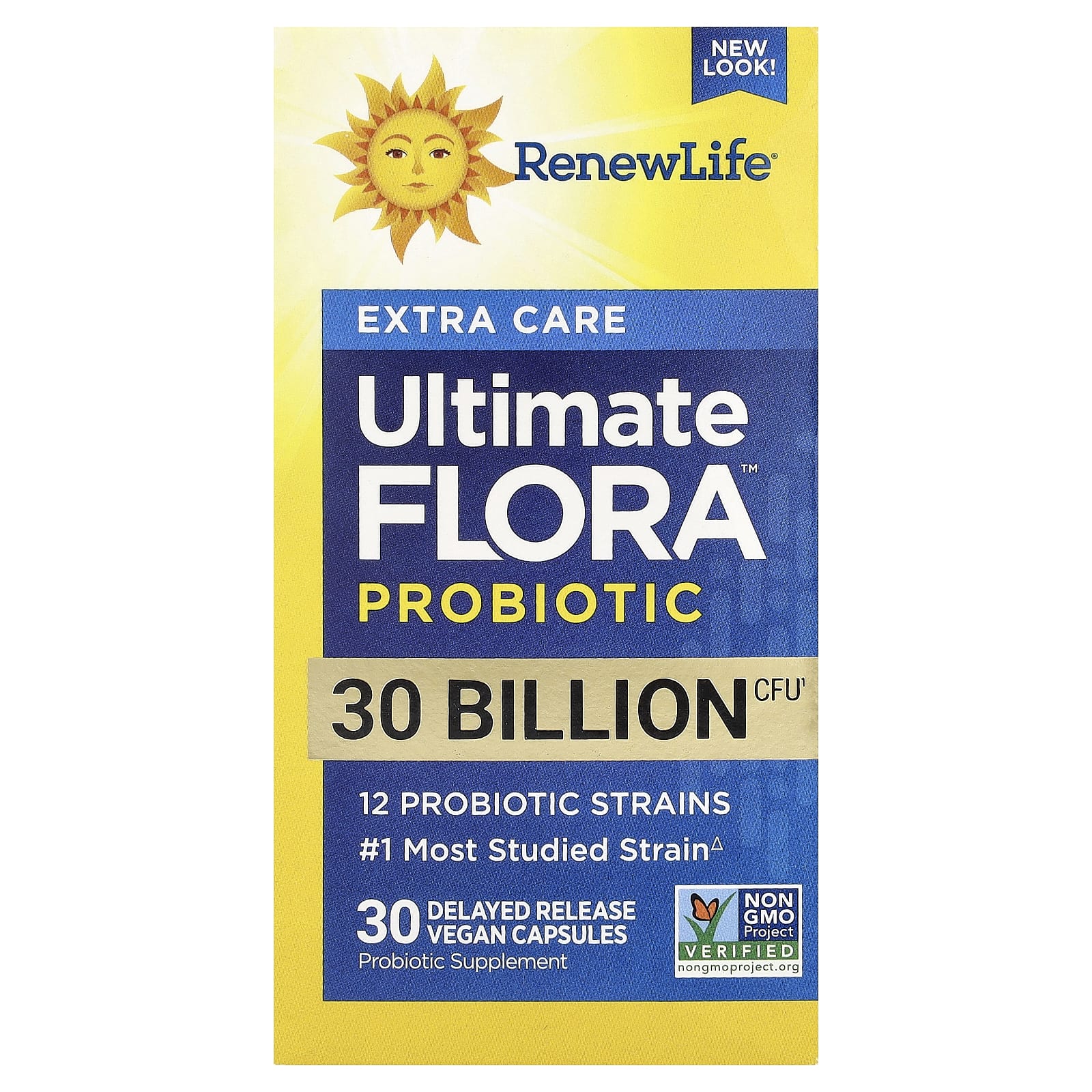 Пробиотик Renew Life Extra Care Ultimate Flora™ 30 Delayed Release, 30 млрд КОЕ, капсулы — фото 2