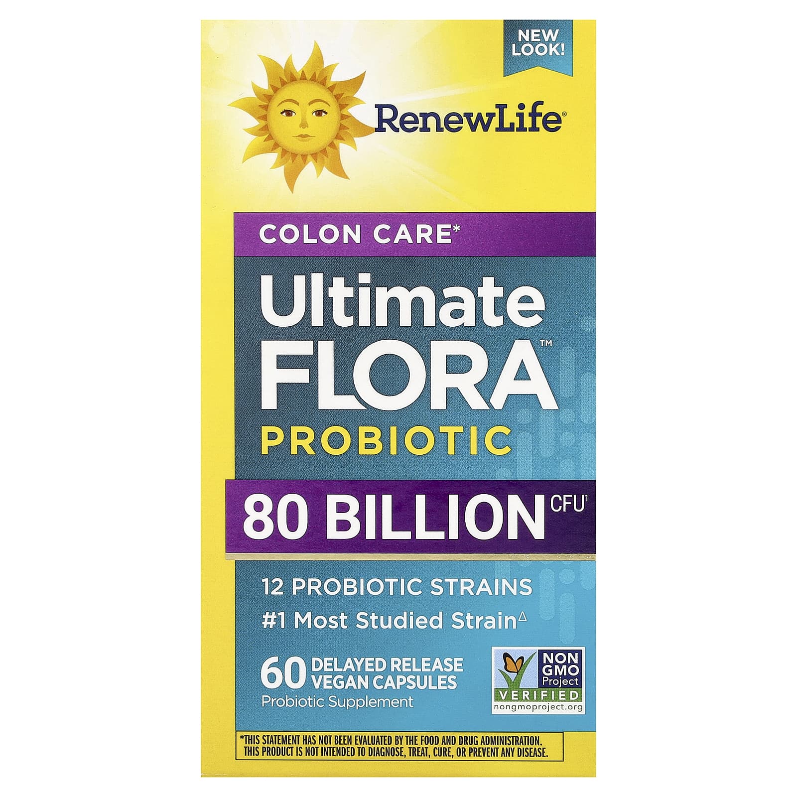 Пробиотик Renew Life Colon Care Ultimate Flora™ 60 Delayed Release, капсулы — фото 2