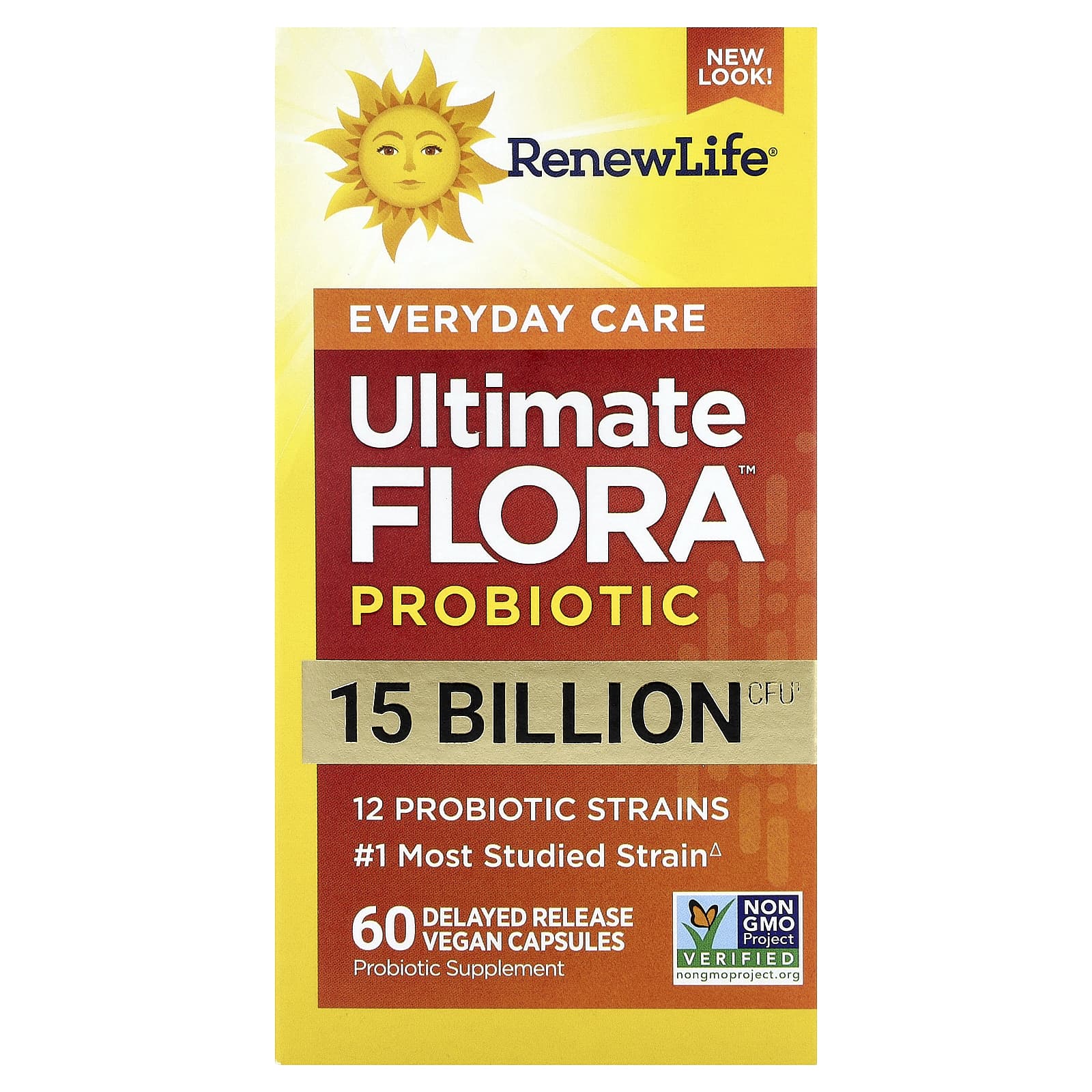 Пробиотик Renew Life Ultimate Flora™ Everyday Care 60 Delayed Release, капсулы — фото 2