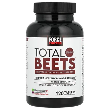 Фото товара: Свекольный комплекс Total Beets Force Factor™ Powerful Circulation Support, 120 таблеток
