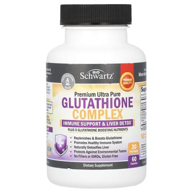 Комплекс BioSchwartz Premium Ultra Pure Glutathione, 60 капсул