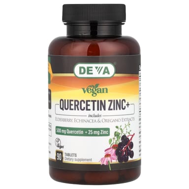 Кверцетин Deva Vegan Zinc, 90 таблеток