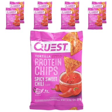 Протеин Quest Nutrition Tortilla Style Chips Spicy Sweet Chili 8 Bags, 32 г