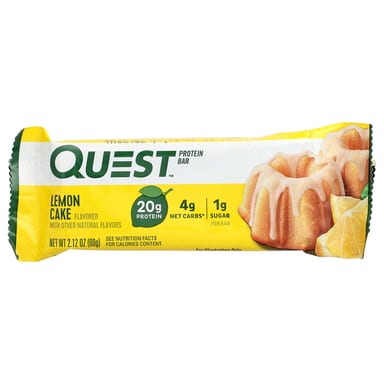 Протеиновый батончик Quest Nutrition, вкус Lemon Cake, 60 г, 12 шт.