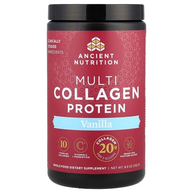 Коллагеновый протеин Ancient Nutrition Multi, вкус Vanilla, 252 г