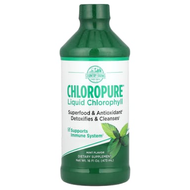Хлорофилл Country Farms ChloroPure™ Liquid, вкус Mint, 473 мл, жидкая форма