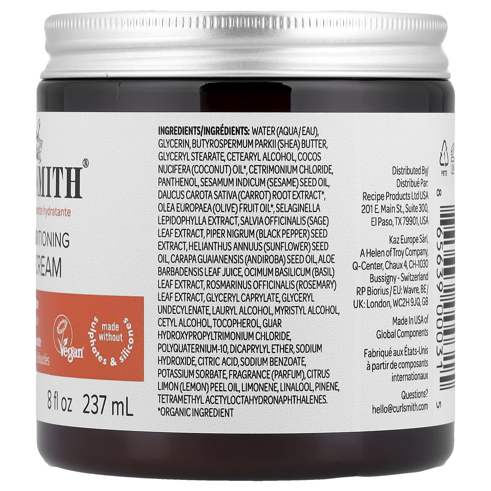 Крем Curlsmith Curl Conditioning Oil-In- For Curly or Coily Hair, 237 мл — фото 2