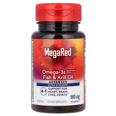 Омега-3 MegaRed®, 900 мг, 40 мягких капсул