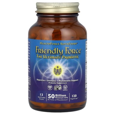 Пробиотик HealthForce Superfoods Friendly Force™ The Ultimate 120 Vegan Caps