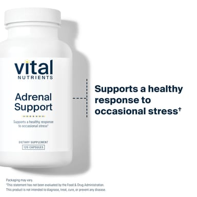 Поддержка надпочечников Vital Nutrients, 120 капсул
