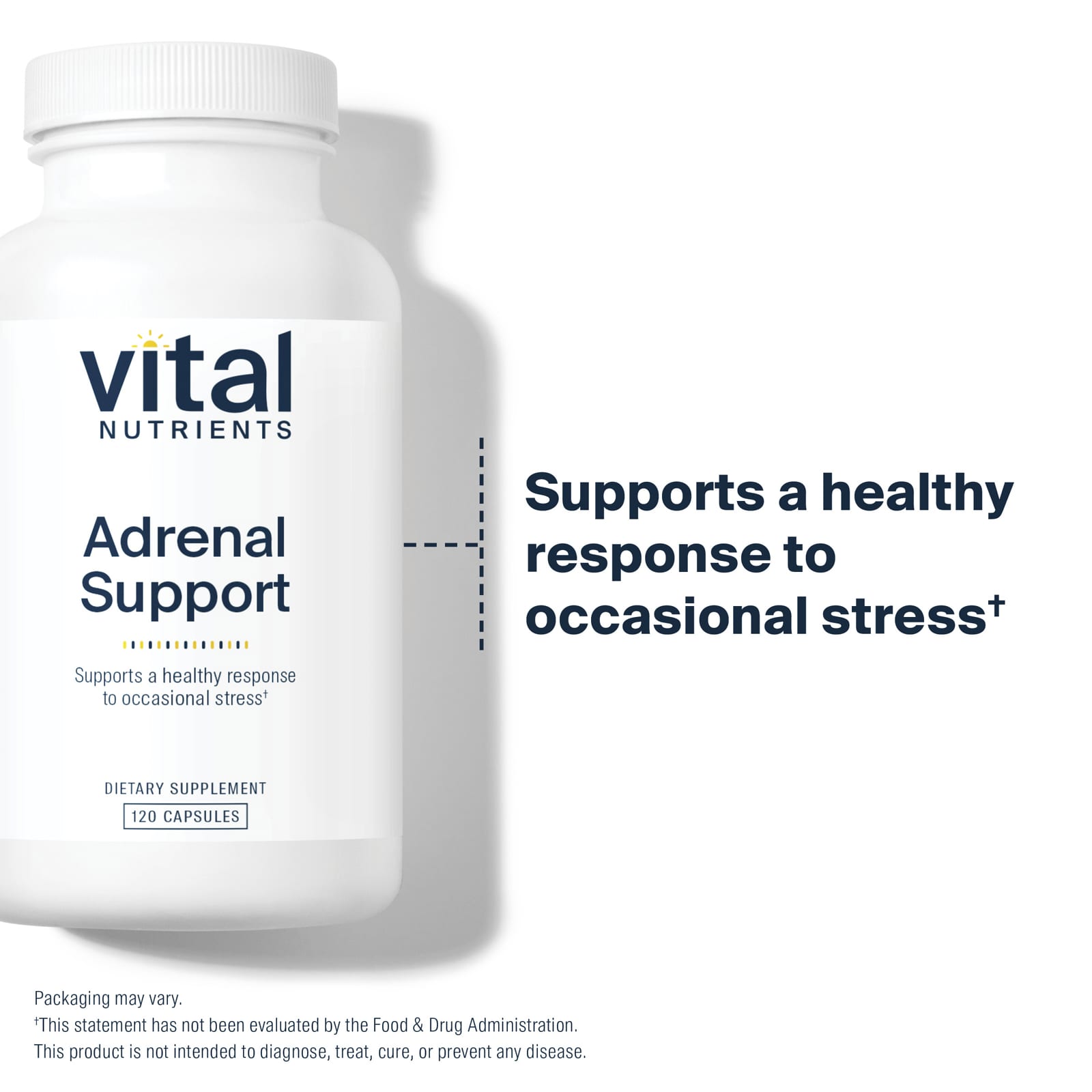 Поддержка надпочечников Vital Nutrients, 120 капсул