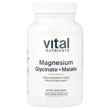Магний Vital Nutrients, 120 мг, 100 растительных капсул