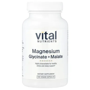 Фото товара: Магний Vital Nutrients, 120 мг, 100 растительных капсул