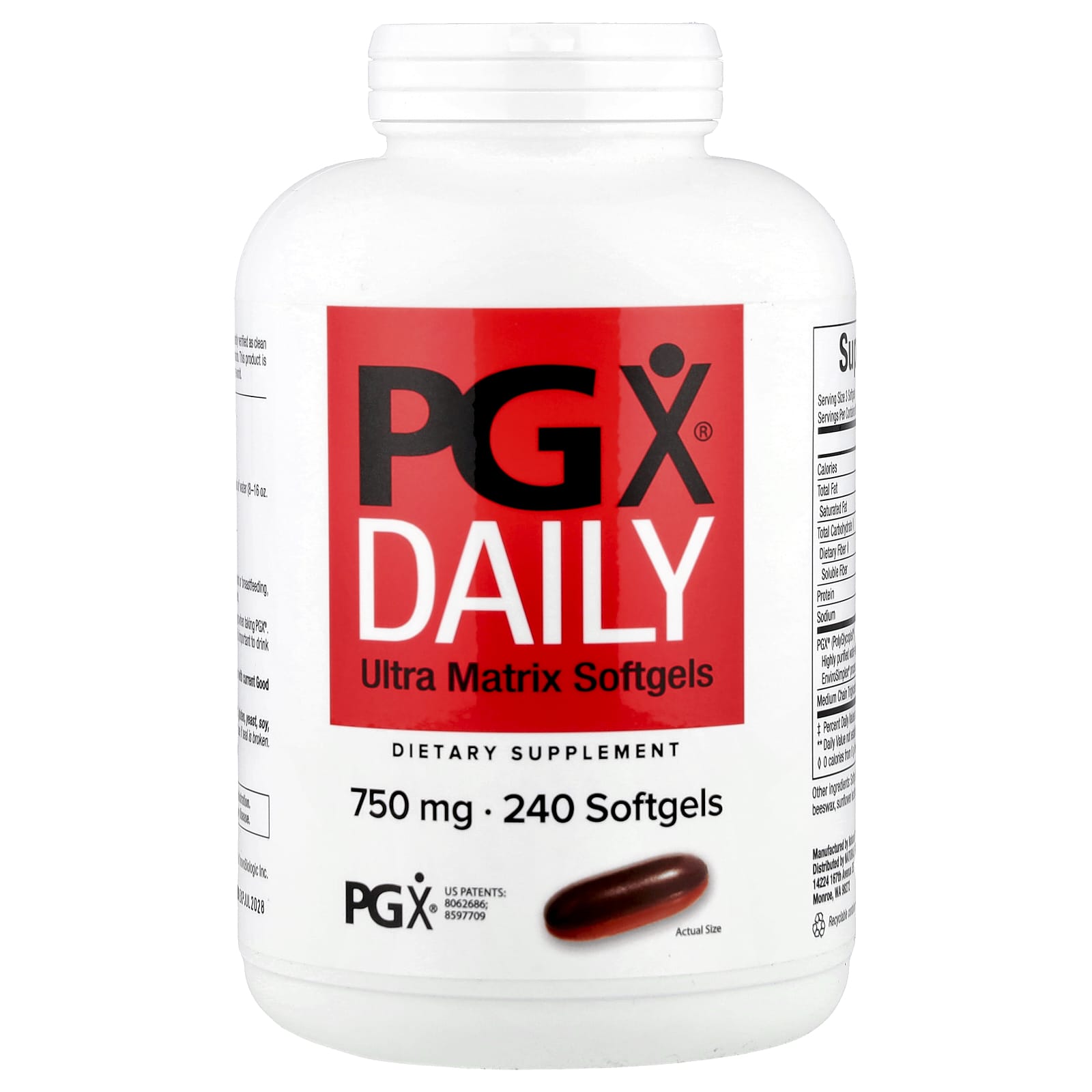 Комплекс PGX Natural Factors PGX® Daily Ultra Matrix, 240 мягких капсул