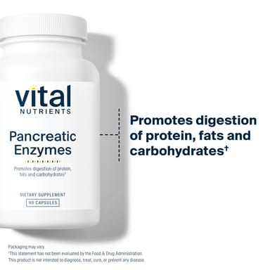 Ферменты Vital Nutrients Pancreatic, 90 капсул