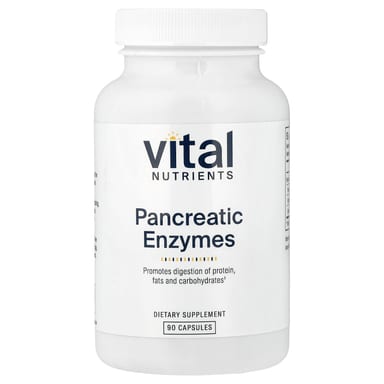 Ферменты Vital Nutrients Pancreatic, 90 капсул