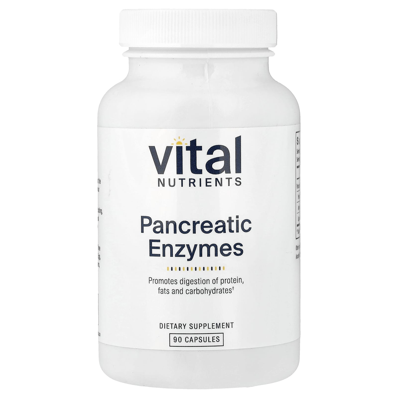 Ферменты Vital Nutrients Pancreatic, 90 капсул — фото 2
