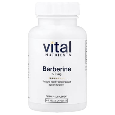 Берберин Vital Nutrients, 500 мг, 60 растительных капсул