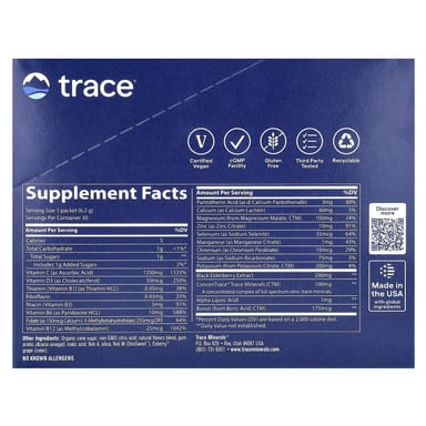 Стик Trace Power Pak Immunity, вкус Lemon Berry, 6.2 г, 30 стиков
