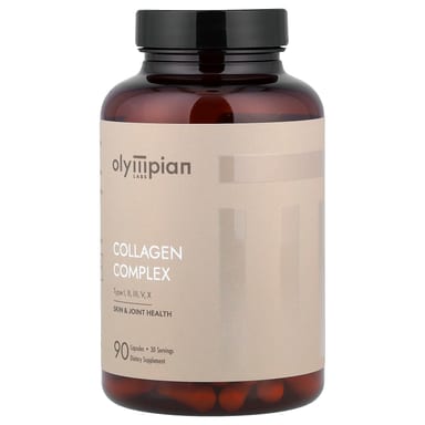 Коллаген Olympian Labs Complex Type I II III V X, 90 капсул