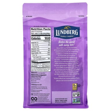 Рис Lundberg Organic Black Pearl Gourmet, 454 г