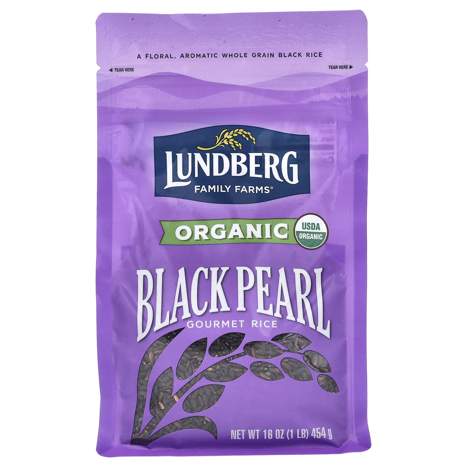 Рис Lundberg Organic Black Pearl Gourmet, 454 г — фото 2