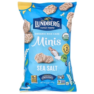 Морская соль Lundberg Organic Rice Cake Minis, 142 г