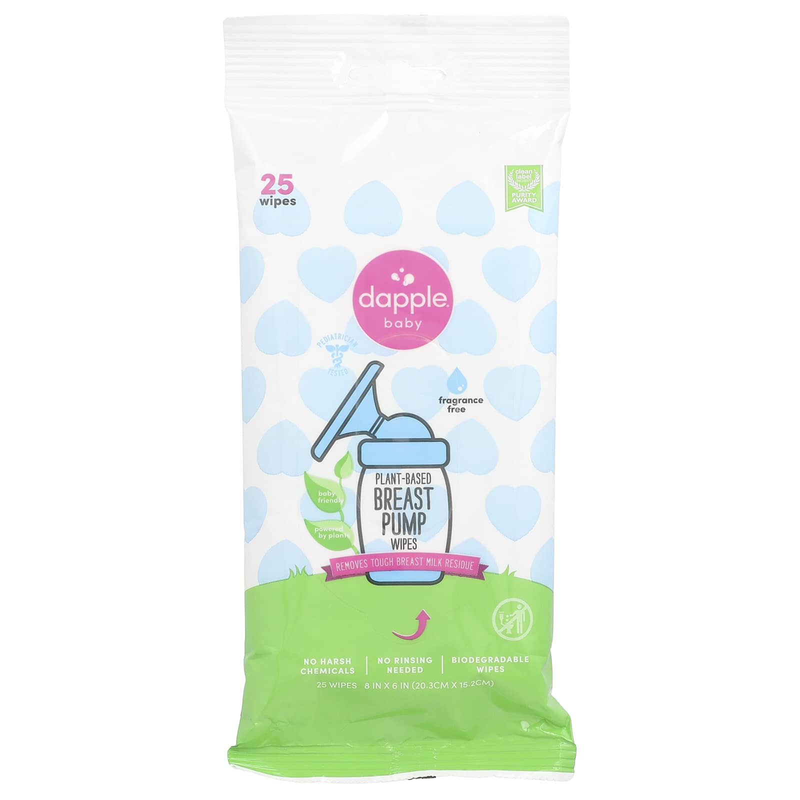 Салфетки Dapple Baby Plant-Based Breast Pump 25