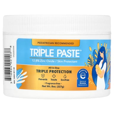 Цинк Triple Paste Oxide Medicated Diaper Rash Ointment, 227 г