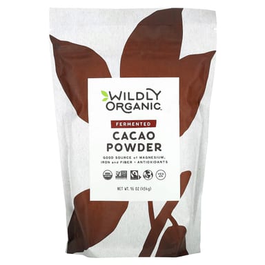 Какао-порошок Wildly Organic Fermented, 454 г