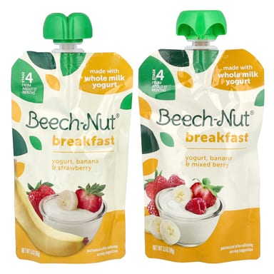 Завтрак Beech-Nut, 12+ месяцев, набор из 9 пакетиков по 99 г