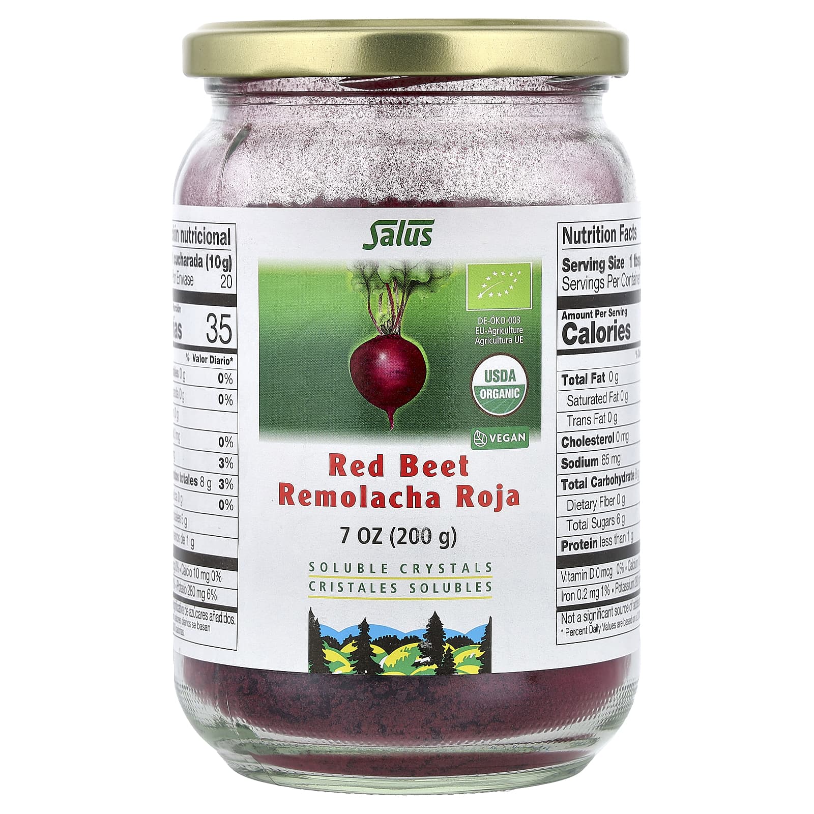 Кристаллы свеклы Gaia Herbs, 200 г