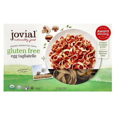 Паста Jovial Organic Brown Rice Egg Tagliatelle, 255 г