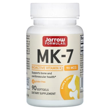Витамин K2 MK-7 Jarrow Formulas MK-7, 90 мкг, 90 мягких капсул