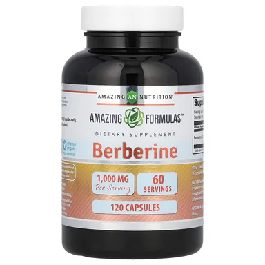 Фото товара: Берберин Amazing Nutrition, 500 мг, 120 капсул