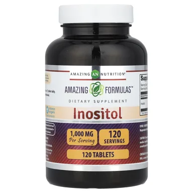 Фото товара: Инозитол Amazing Nutrition Amazing Formulas™, 1000 мг, 120 таблеток
