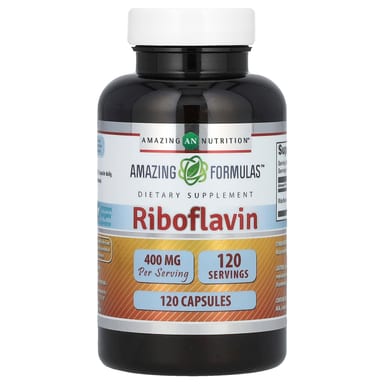 Рибофлавин Amazing Nutrition, 400 мг, 120 капсул