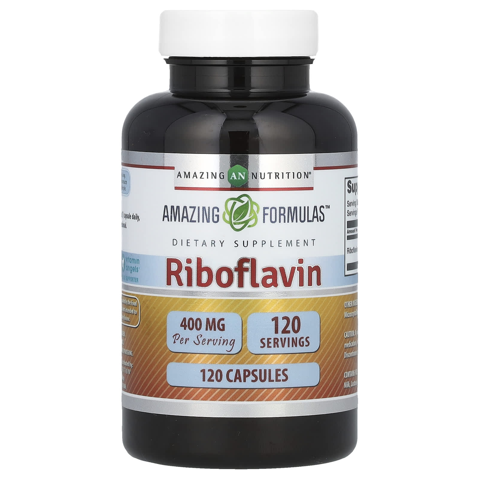 Рибофлавин Amazing Nutrition, 400 мг, 120 капсул