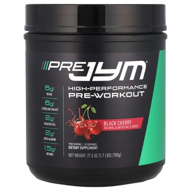 Предтренировочный комплекс JYM Supplement Science Pre JYM® High-Performance, вкус Black Cherry, 780 г