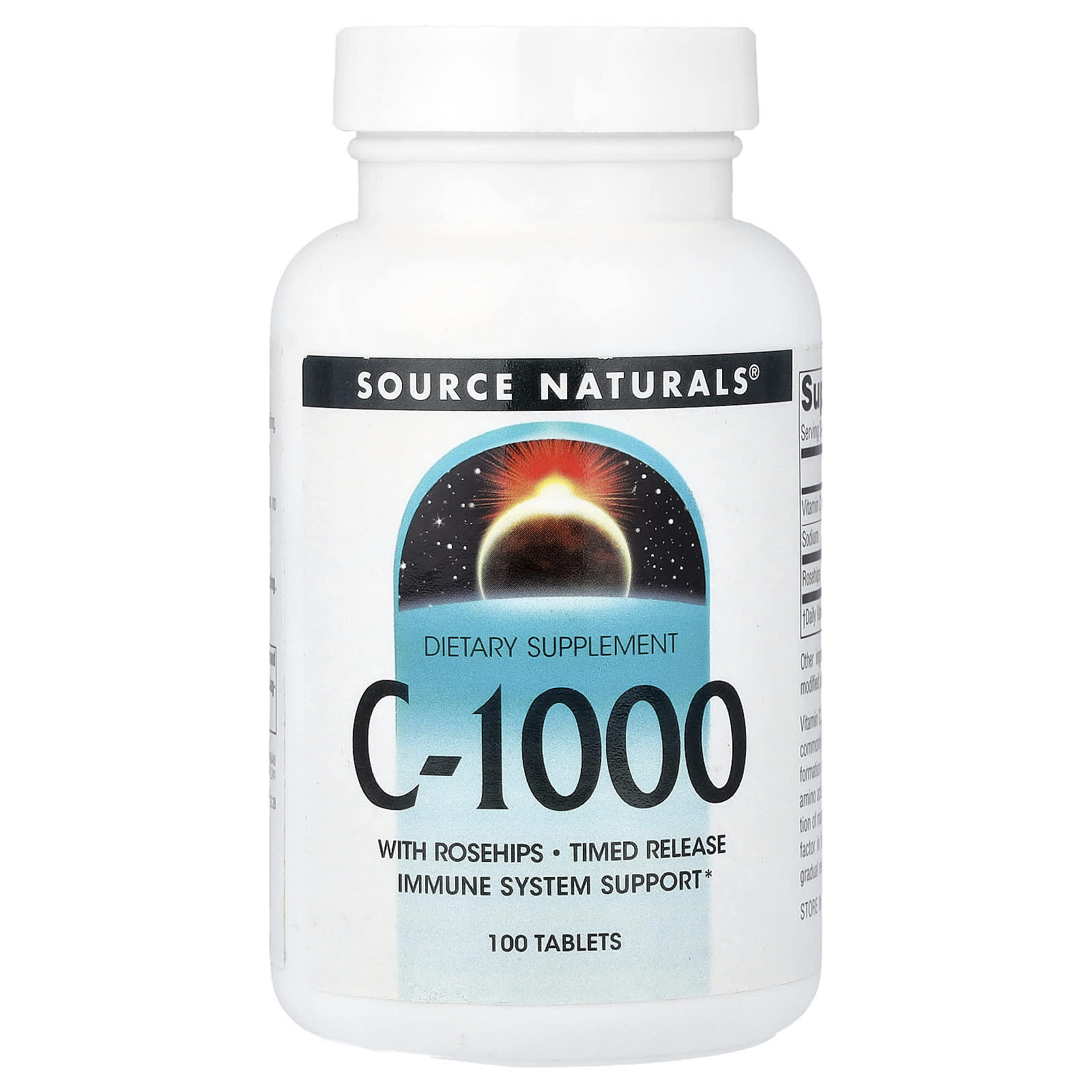 Витамин C Source Naturals, 100 таблеток