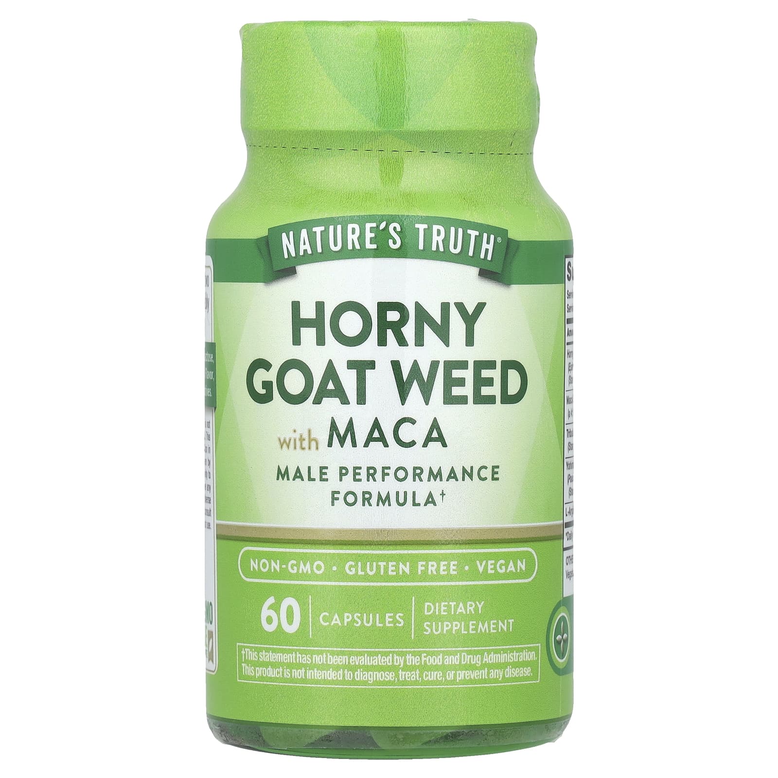 Мака Nature's Truth Horny Goat Weed, 60 капсул