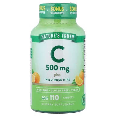 Витамин C Nature's Truth Plus Wild Rose Hips, 110 таблеток