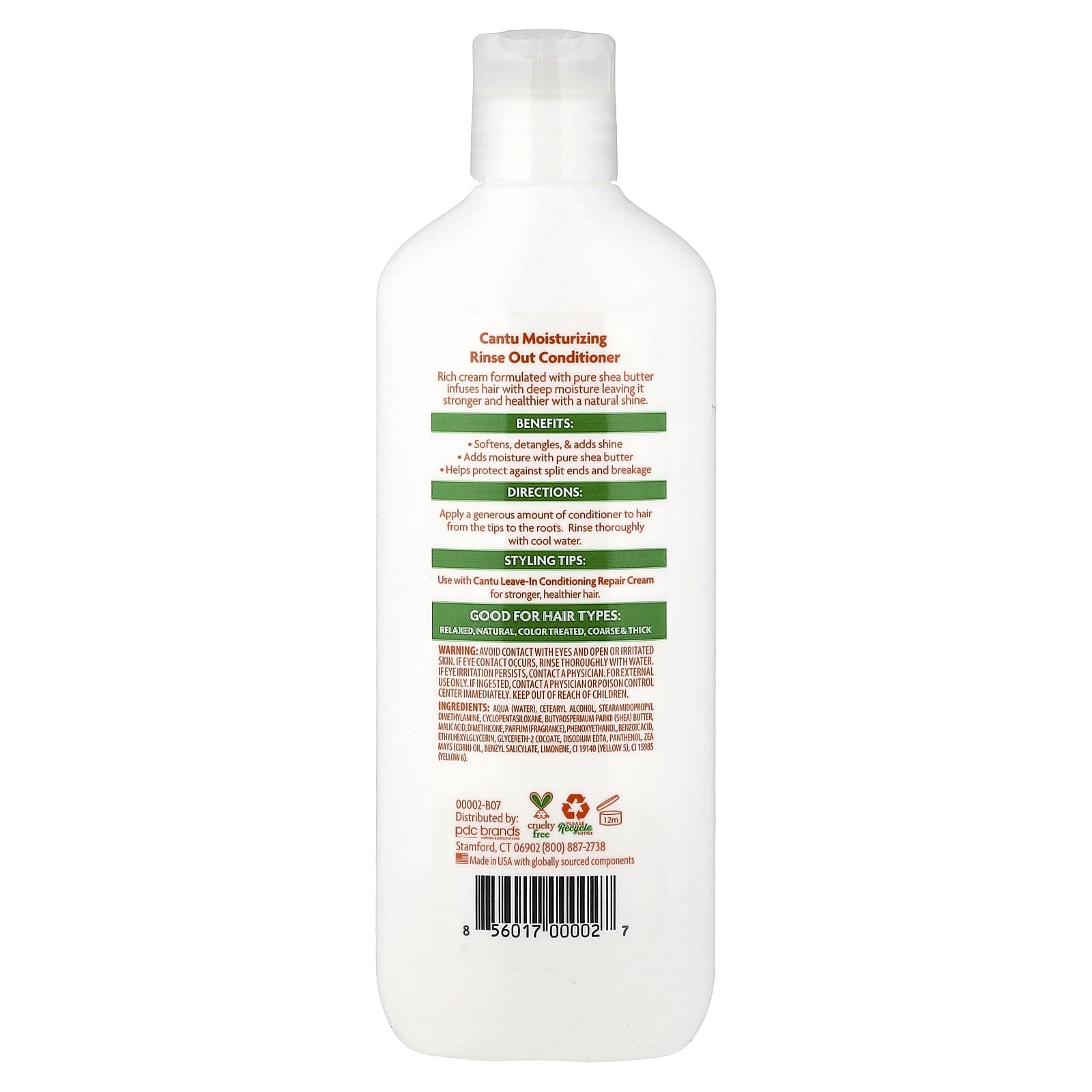 Кондиционер Cantu Shea Butter Moisturizing Rinse Out, 400 мл — фото 2