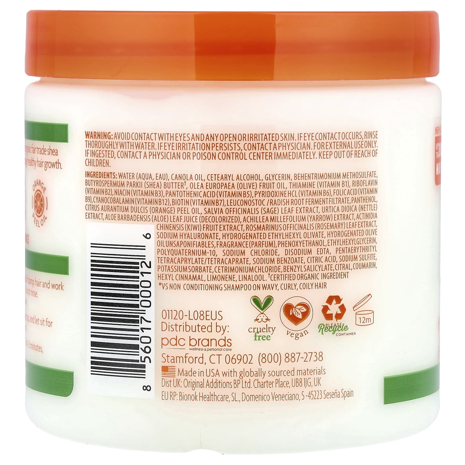 Несмываемое средство Cantu Shea Butter Leave-In Conditioning Repair Cream For Curls Coils & Waves, 453 г, крем — фото 3